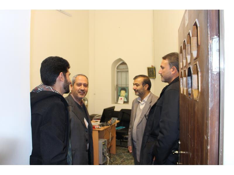 بازدید هیدت مدیره مؤسسه فرهنگی شهید مظلوم آیت الله دکتر بهشتی(ره) از دبیرستان